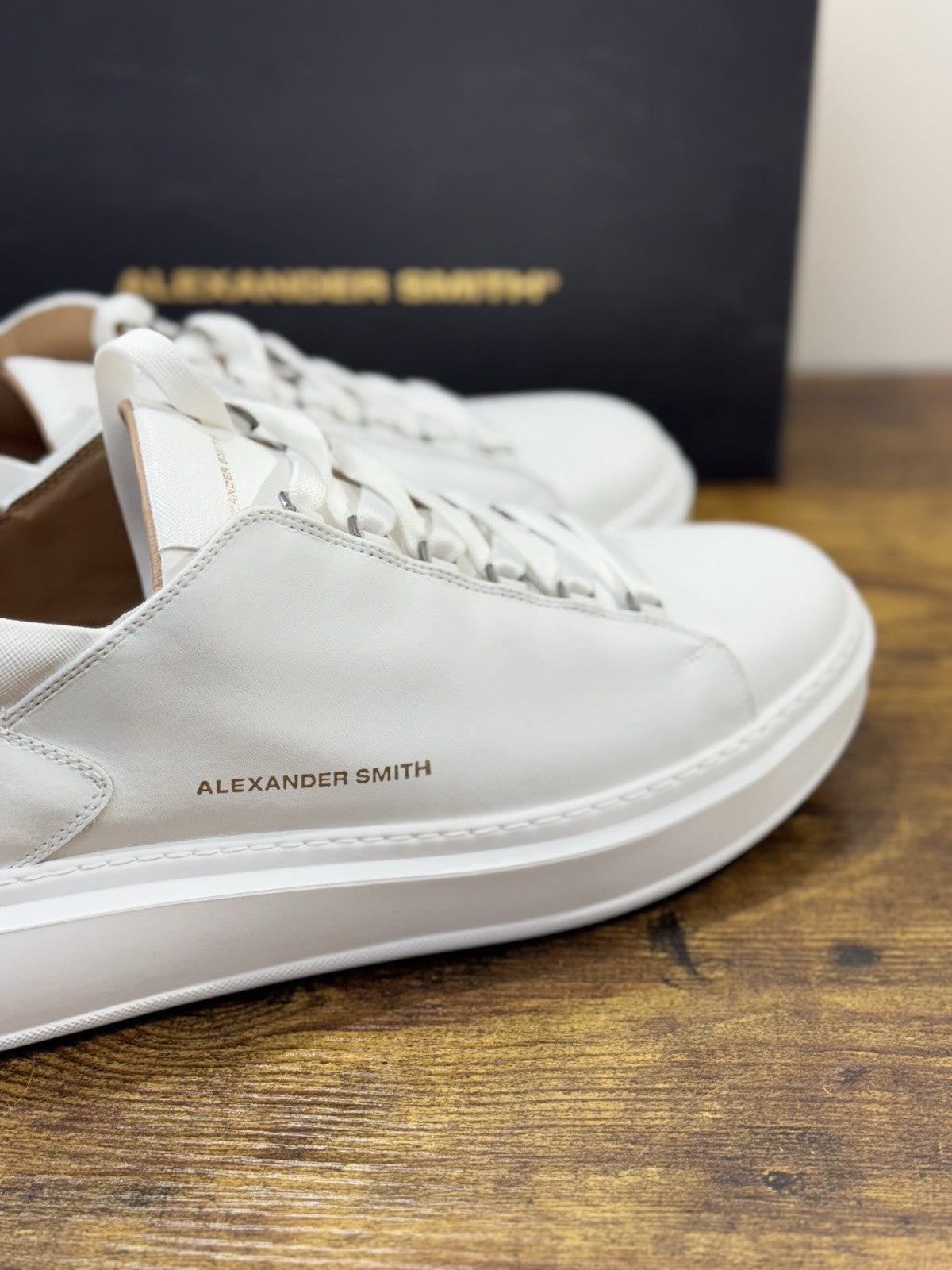 Alexander Smith Sneaker Wembley Pelle Bianca Uomo 45