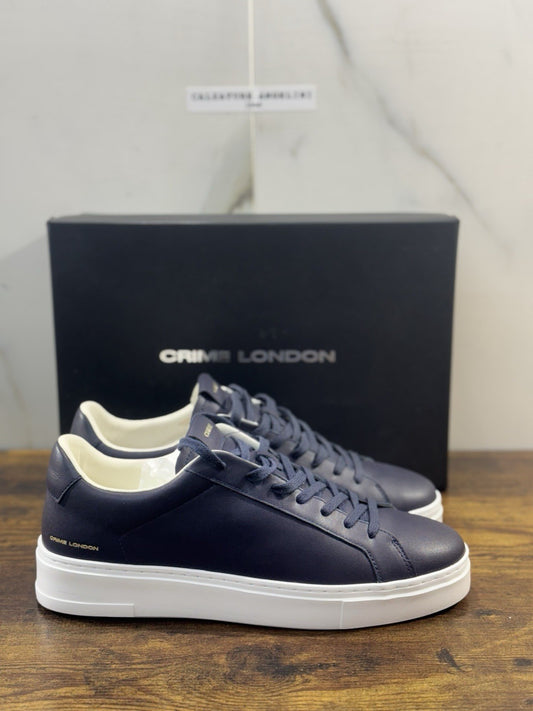 Crime London Sneaker Extralight  Pelle Blu Causal Uomo 43