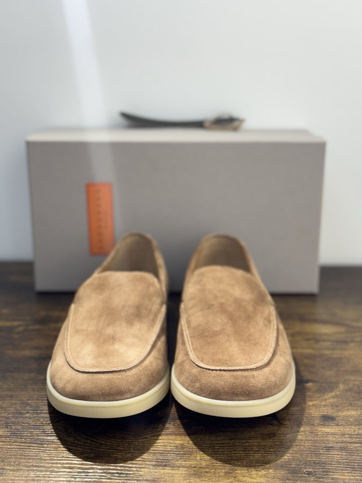 Henderson Baracco Mocassino Summer Walk  Pelle Suede Casual Uomo 44