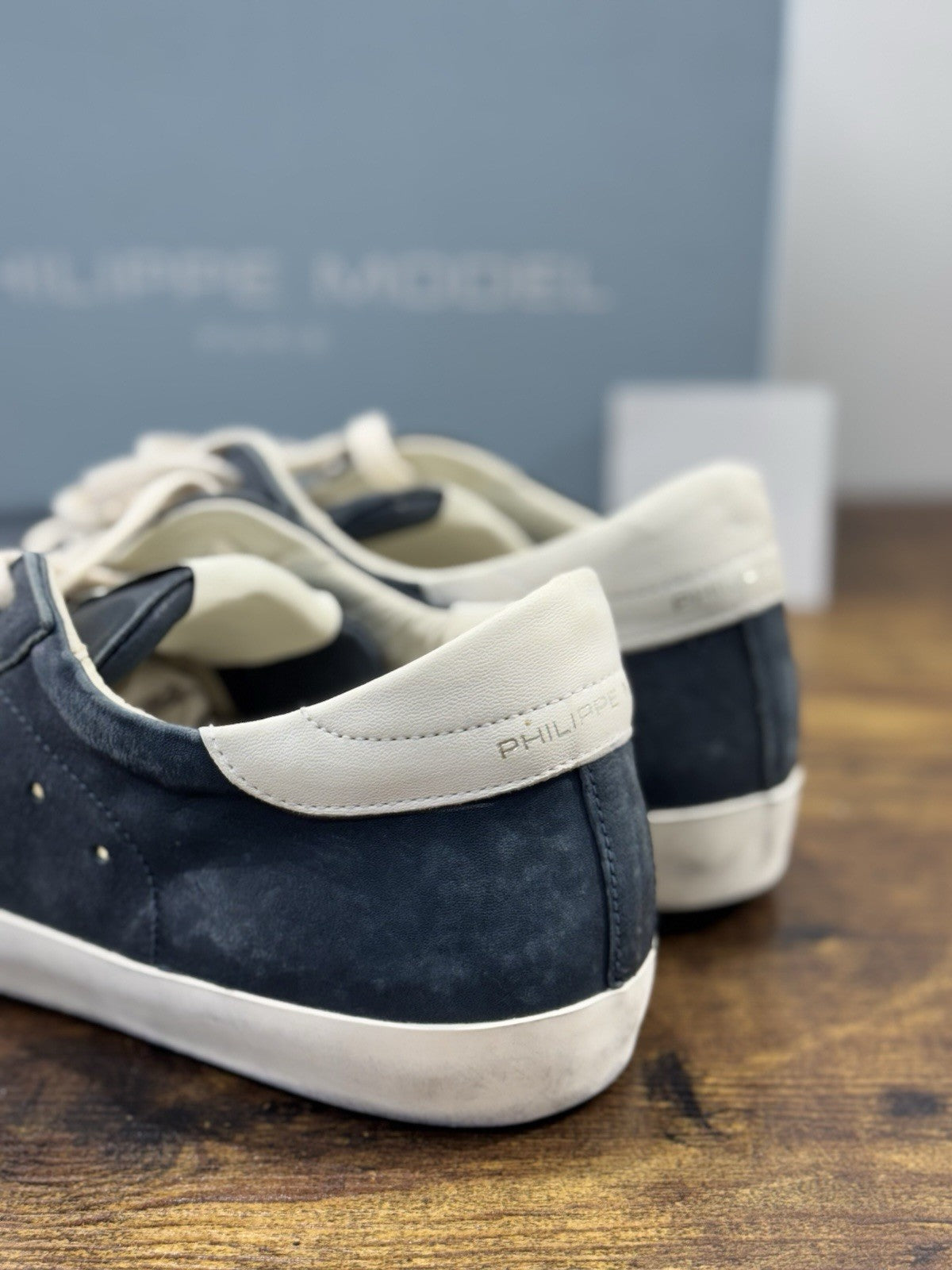 Philippe Model  Paris L u Pelle Blu  Bianca Casual Uomo 40