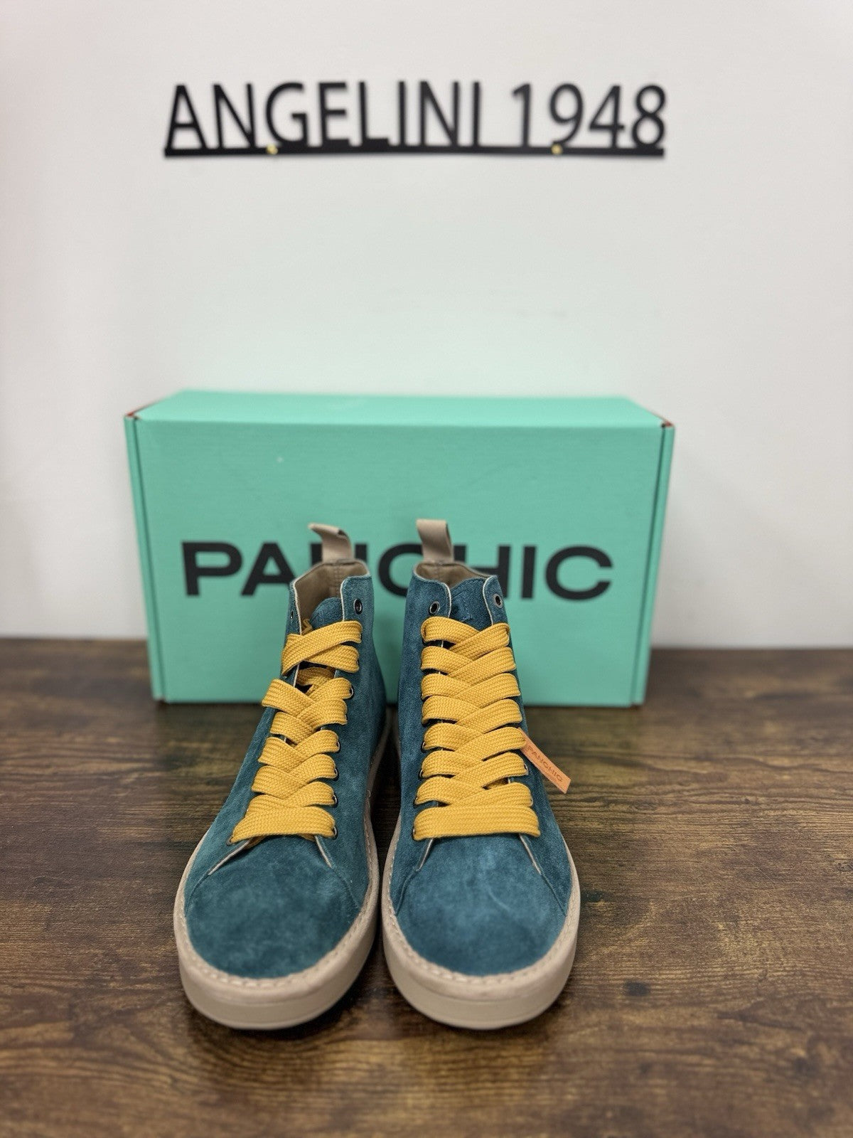 Panchic Ankle Boot Suede Cobalto Casual Boot Uomo 40