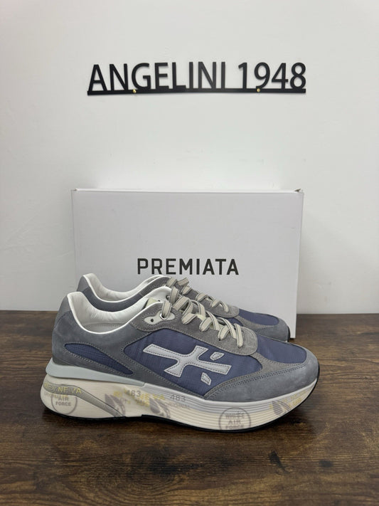 Premiata Moerun Sneaker Suede Blu  Casual Premiata Uomo 45
