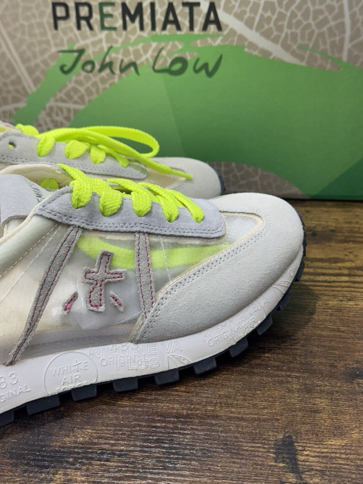 Premiata John Low  Sneaker Pelle Beige  Casual Premiata Scarpa Donna 36