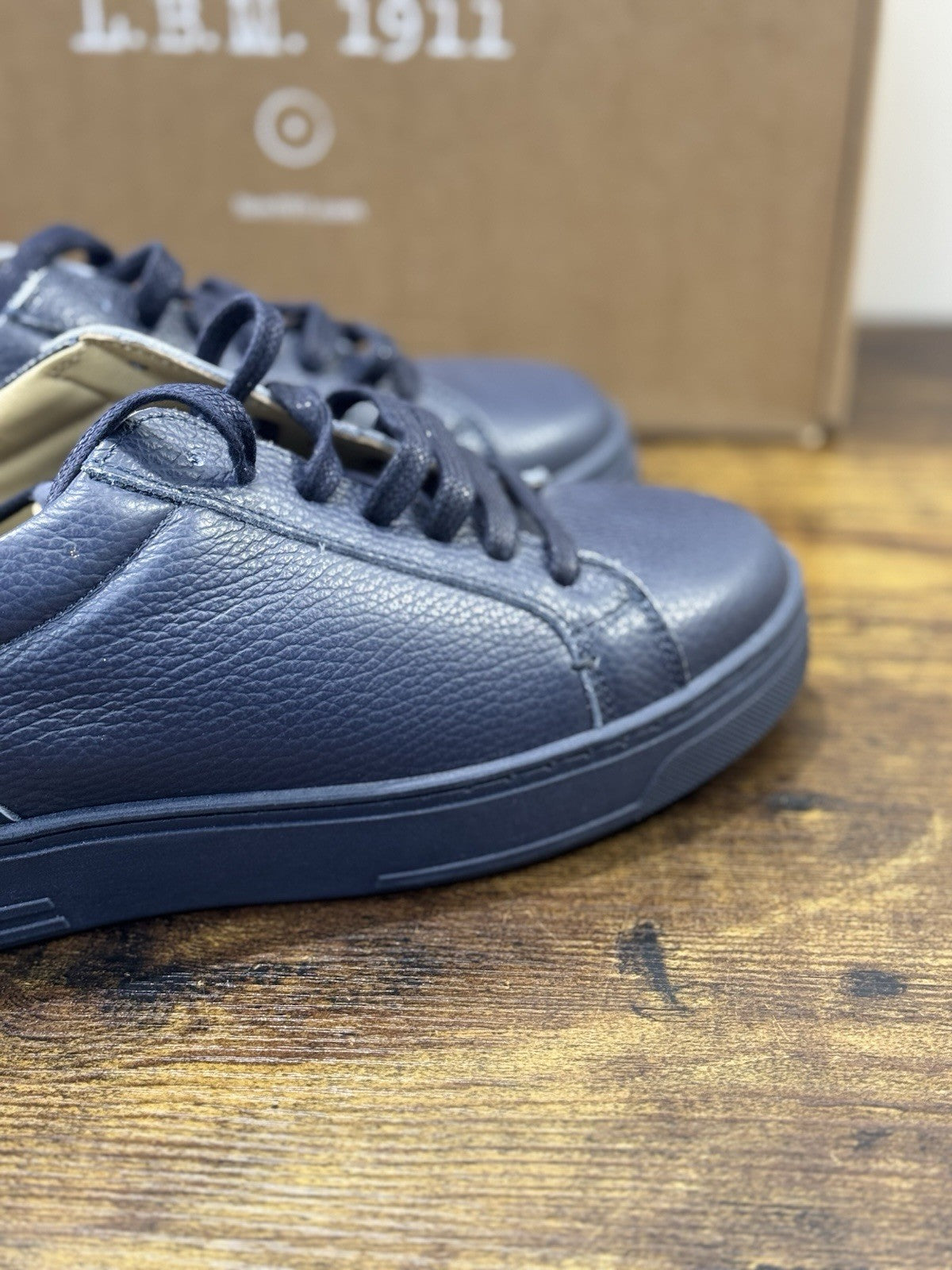 L.B.M 1911 Sneaker Pelle Blu Casual Scarpa Uomo 40