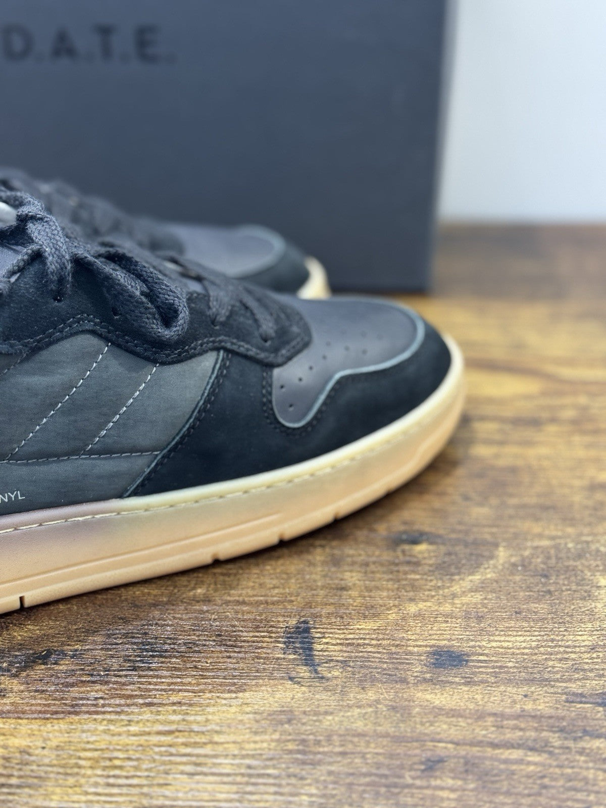 D.A.T.E Court 2.0 Sneaker Pelle Nero  Casual Uomo 40