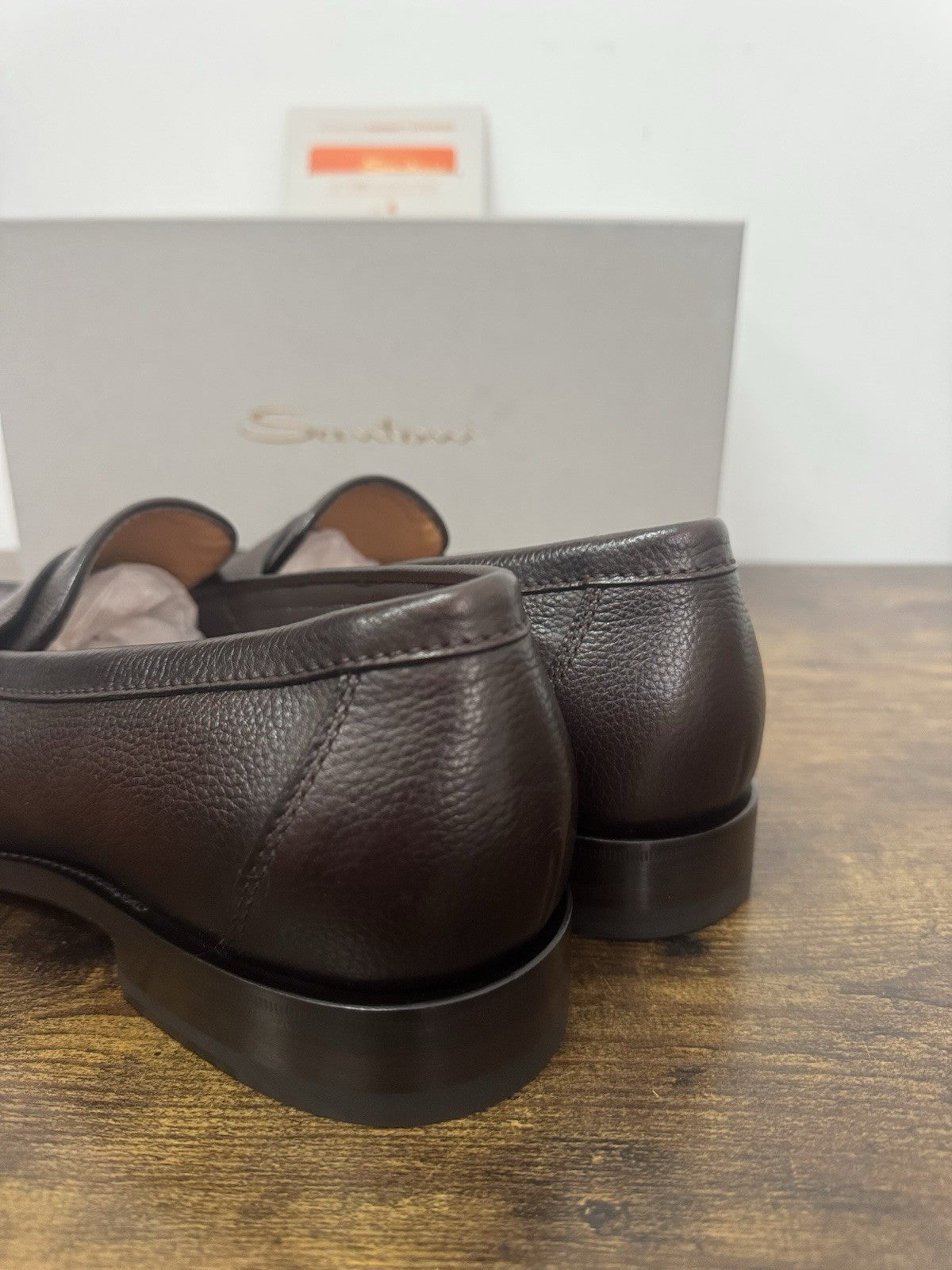 Santoni Mocassino Goodyear  Pelle  Marrone  Luxury Scarpa Santoni Uomo 42.5