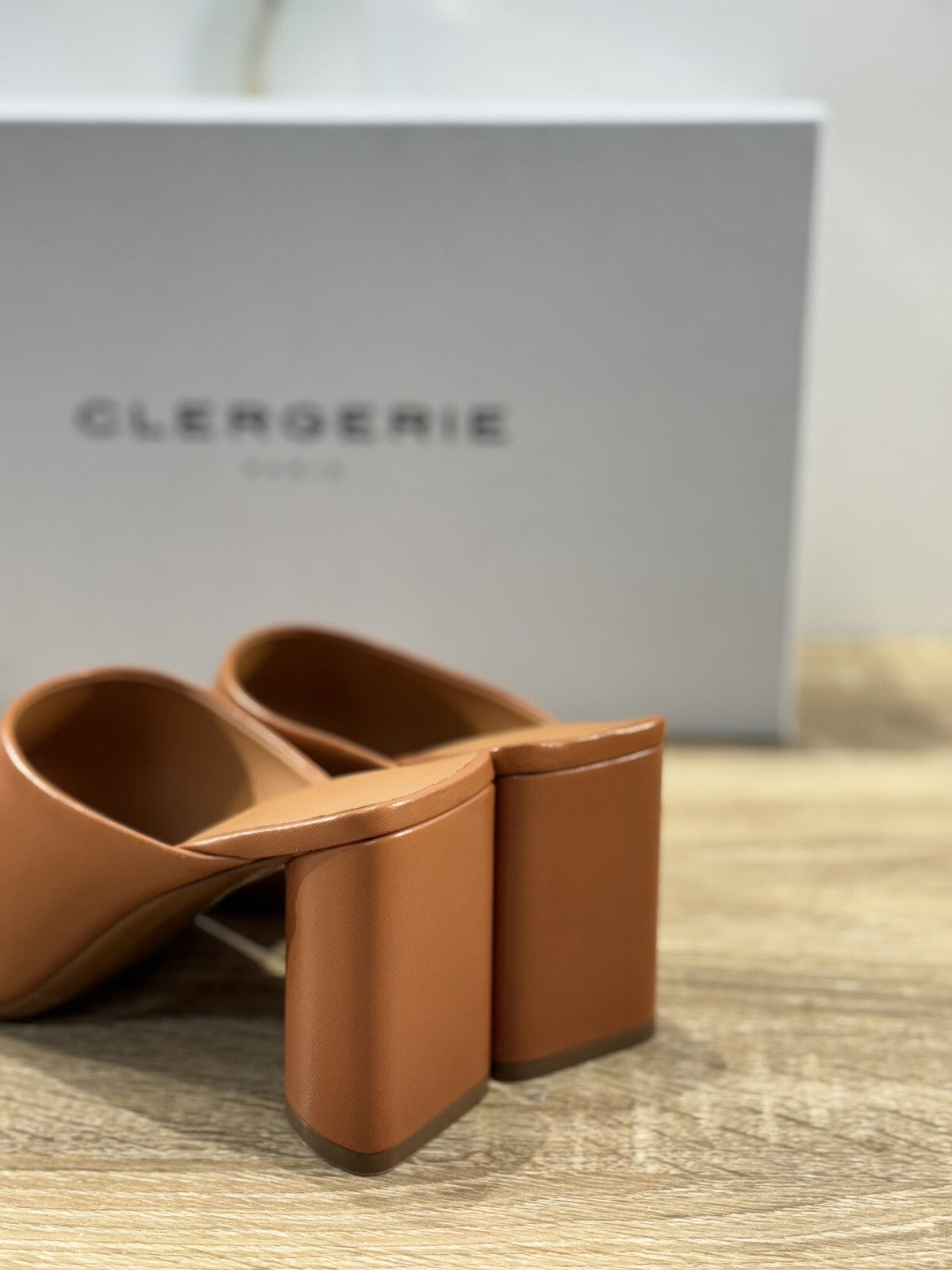 Clergerie Sandalo Donna Jodie    Pelle Cuoio Tacco    Luxury Clergerie Sandal 37