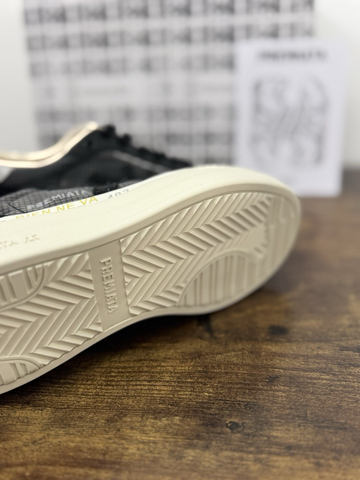 Premiata Micol  Sneaker Pelle Nera Rete   Casual Premiata Donna 40