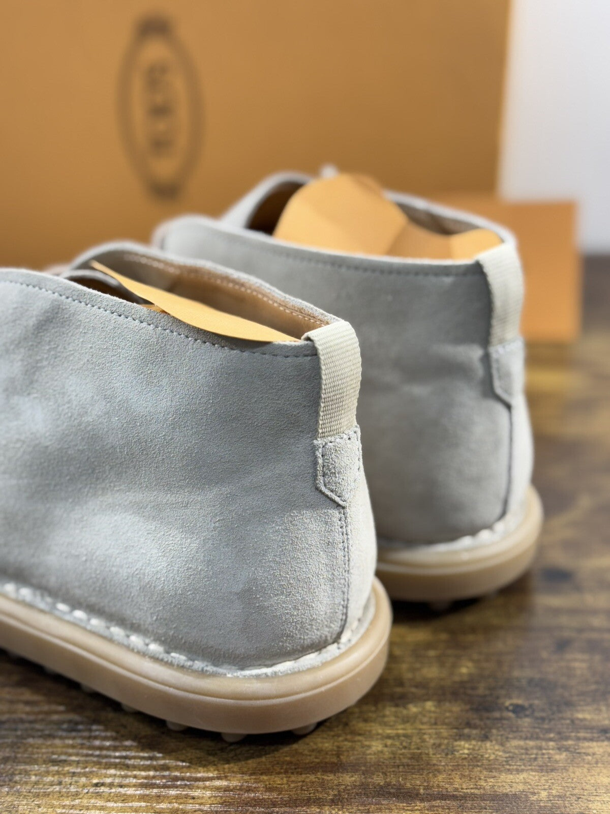 Tod’s Polacchino Uomo Icon Sport Casual Luxury Tod’s Men Shoe Suede Grey 42