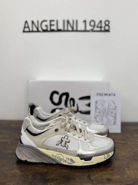 Premiata Mase Sneaker Pelle Argento   Casual Premiata Donna 37