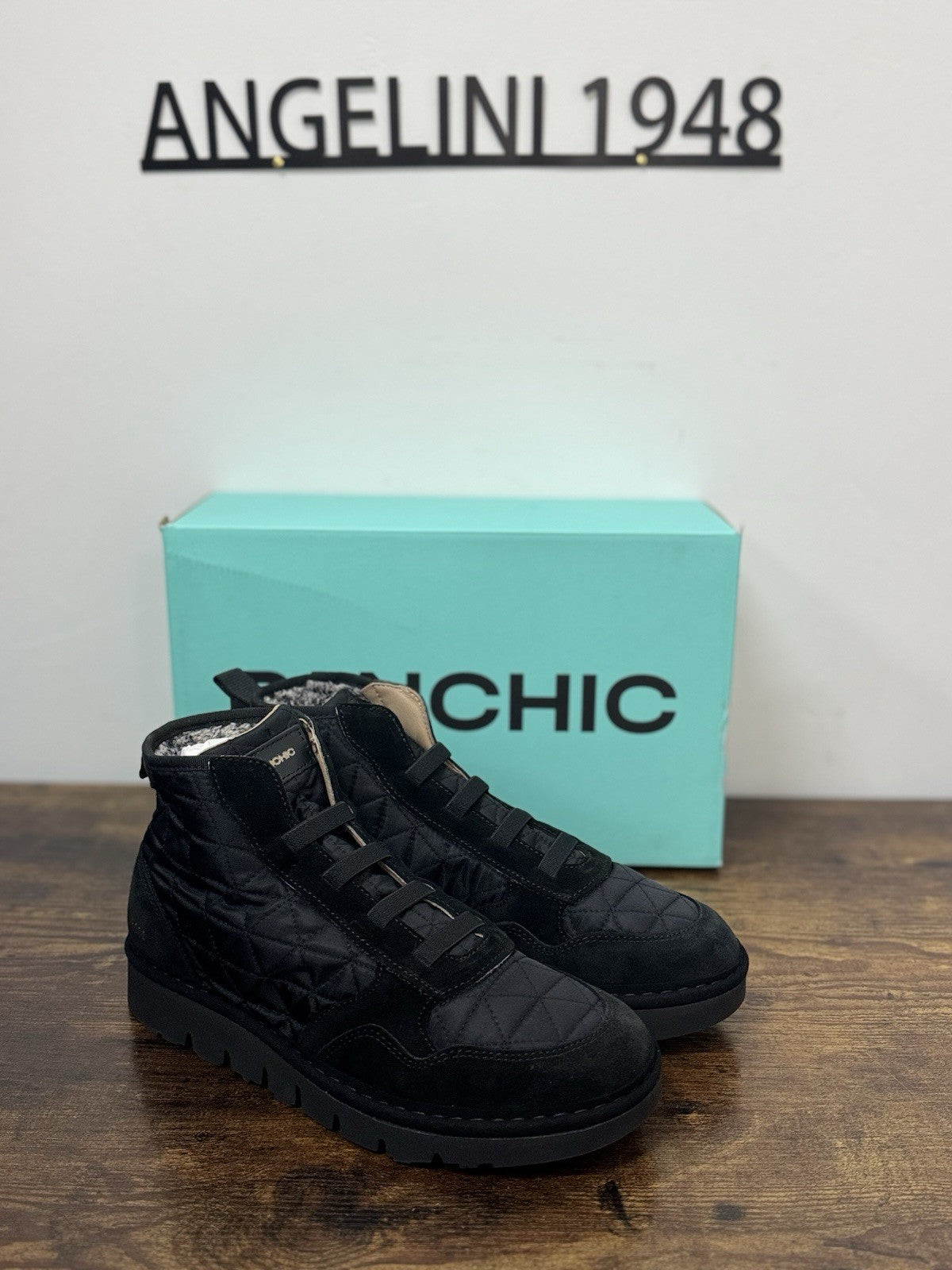 Panchic Ankle Boot Suede Nero Pelliccia Interna  Casual Boot Panchic Donna 36