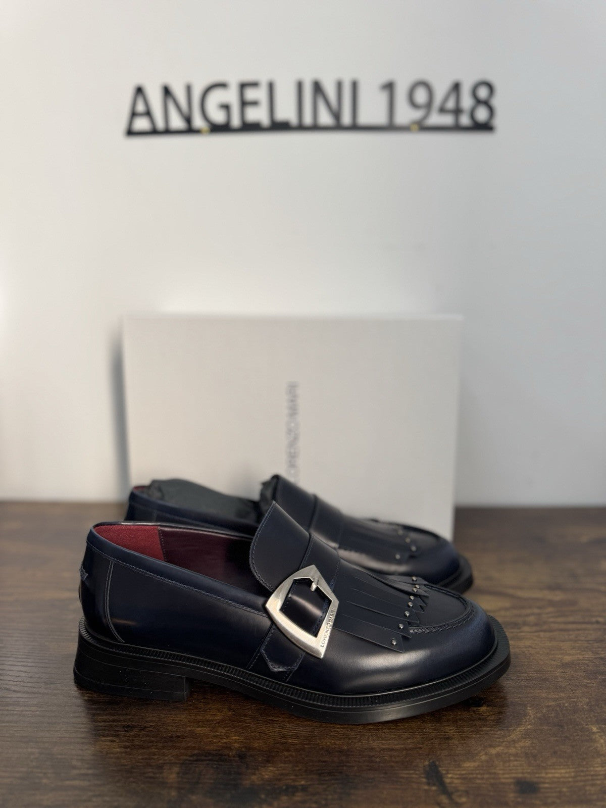Lorenzo Mari Mocassino Pelle Blu  Casual Donna 39