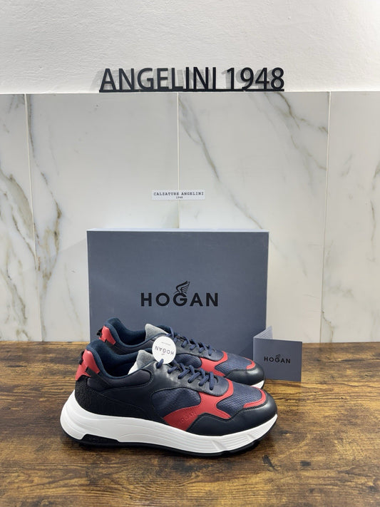 Hogan Hyper light  sneaker Pelle Blu  memory foam Luxury Hogan Men Shoes 41.5