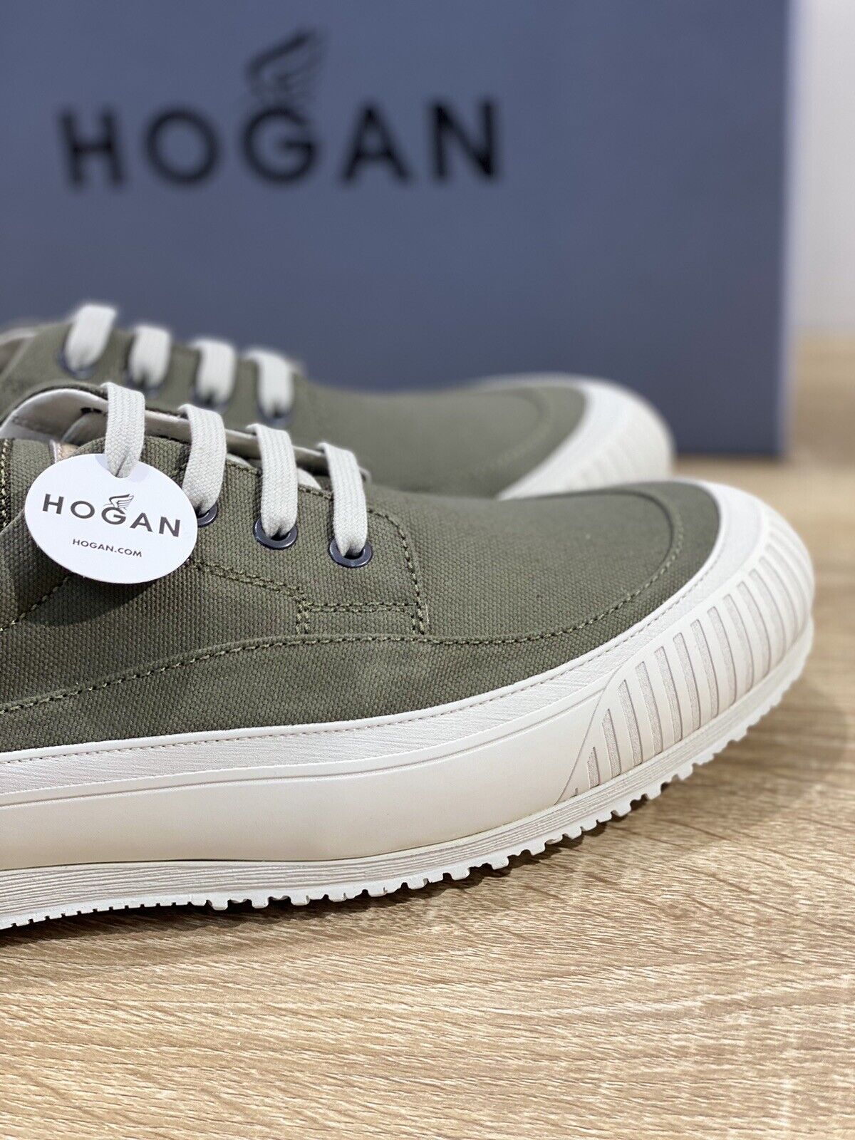 Hogan H258 traditional scarpa uomo Verde Military  luxury men shoe hogan 44