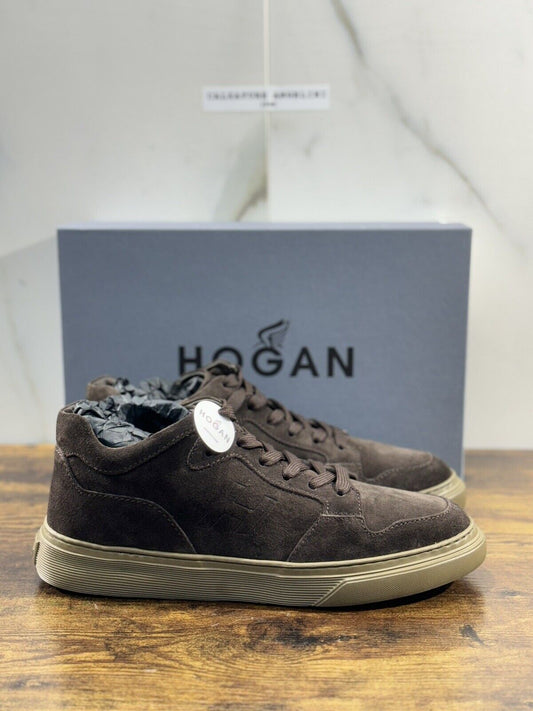 Hogan H365 Sneaker Uomo Suede Ebano  Casual Hogan Men Shoes 41.5