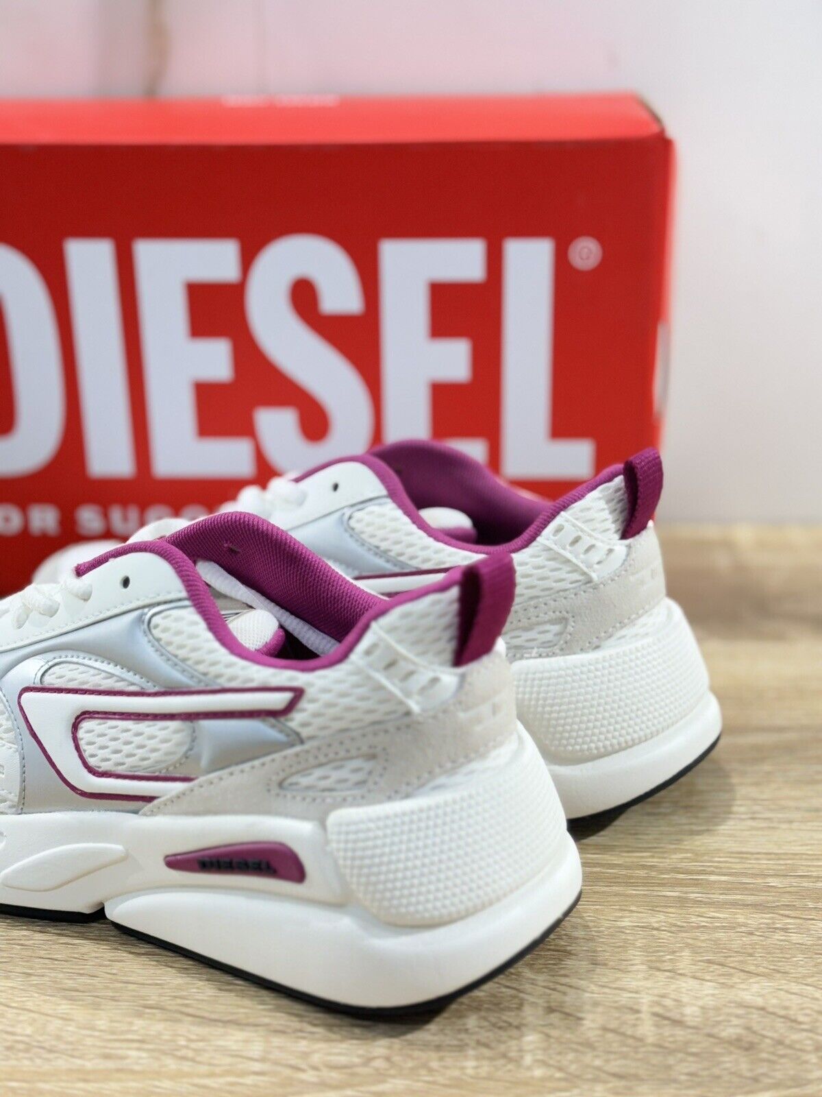 Diesel Sneaker Donna Serendipity Sport Casual Pelle White Extra Light 37