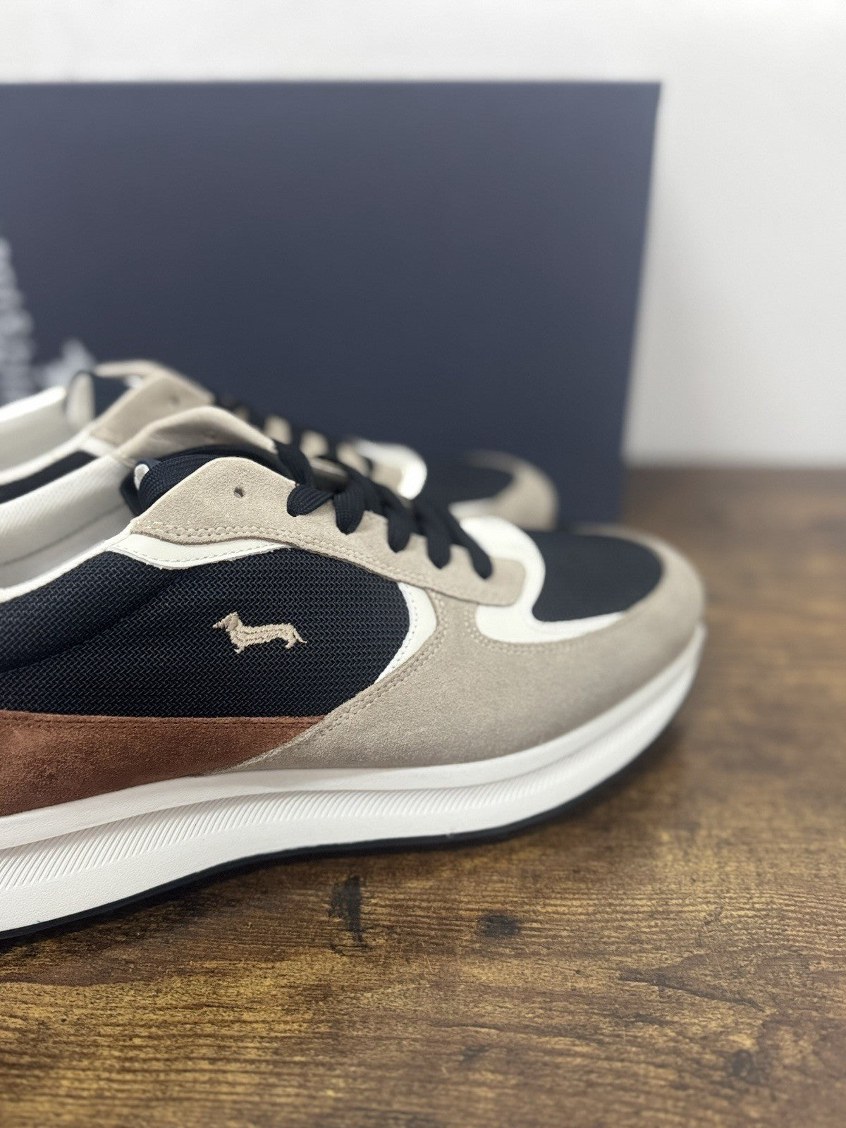 Harmont & Blaine Sneaker Suede Blu Casual Uomo 44