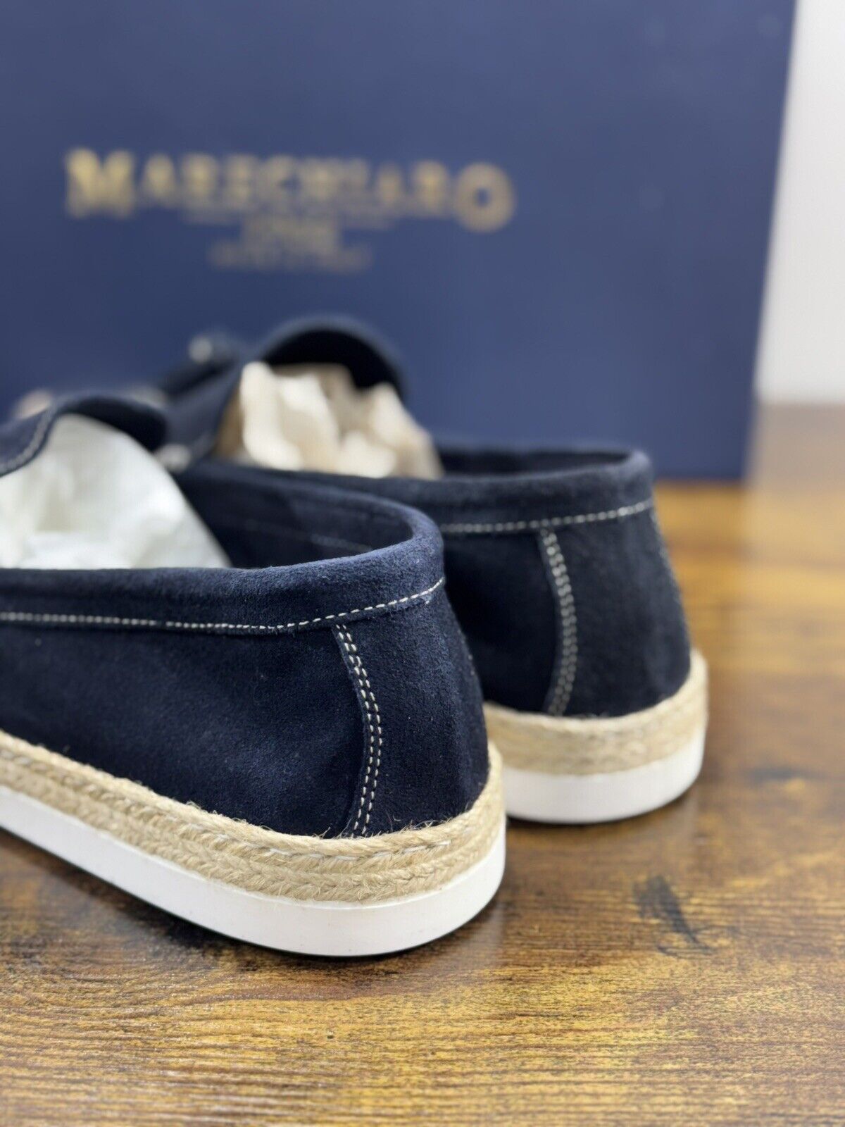 Marechiaro 1962 Mocassino Uomo Summer Icon Suede Blu 42