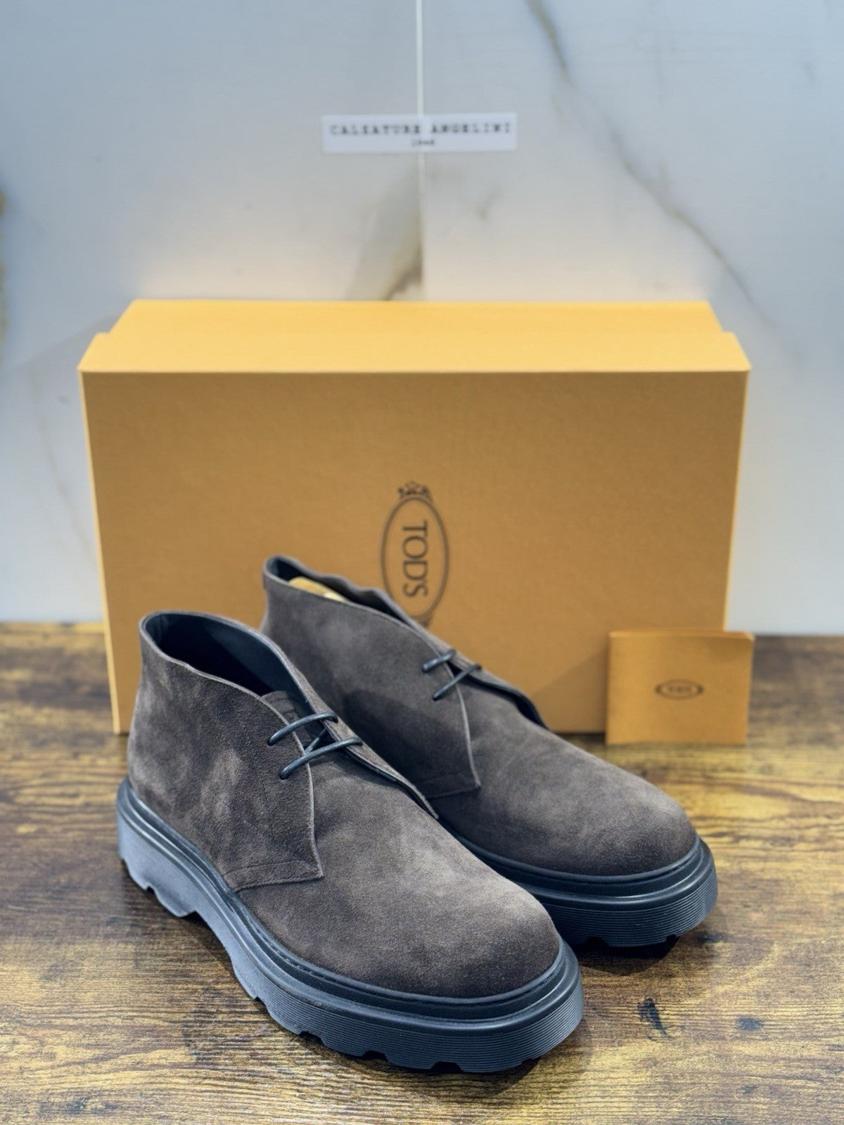 Tod’s Polacco Suede Testa Moro Commando   Extra Light Luxury Tod’s Uomo 41