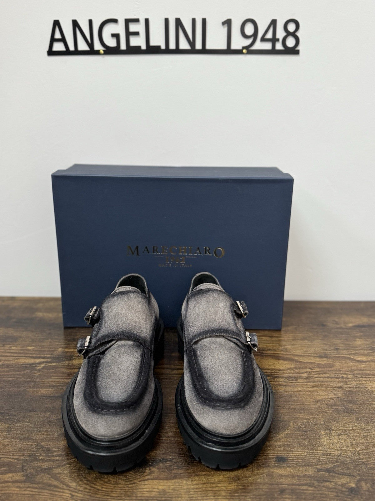 Marechiaro 1962  Mocassino Suede Pelle Grey   Made In Italy Extra light Uomo 41