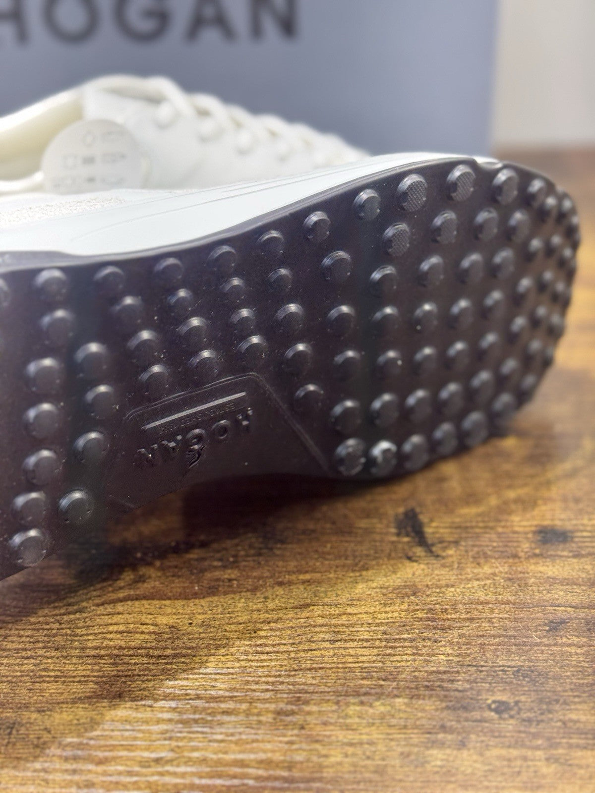 Hogan New Hyperlight Sneaker Pelle Bianca  Memory Foam Luxury Hogan Uomo 42