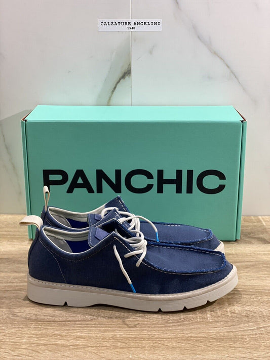 Panchic Scarpa Uomo Allacciata blu cobalto Extra Light 40