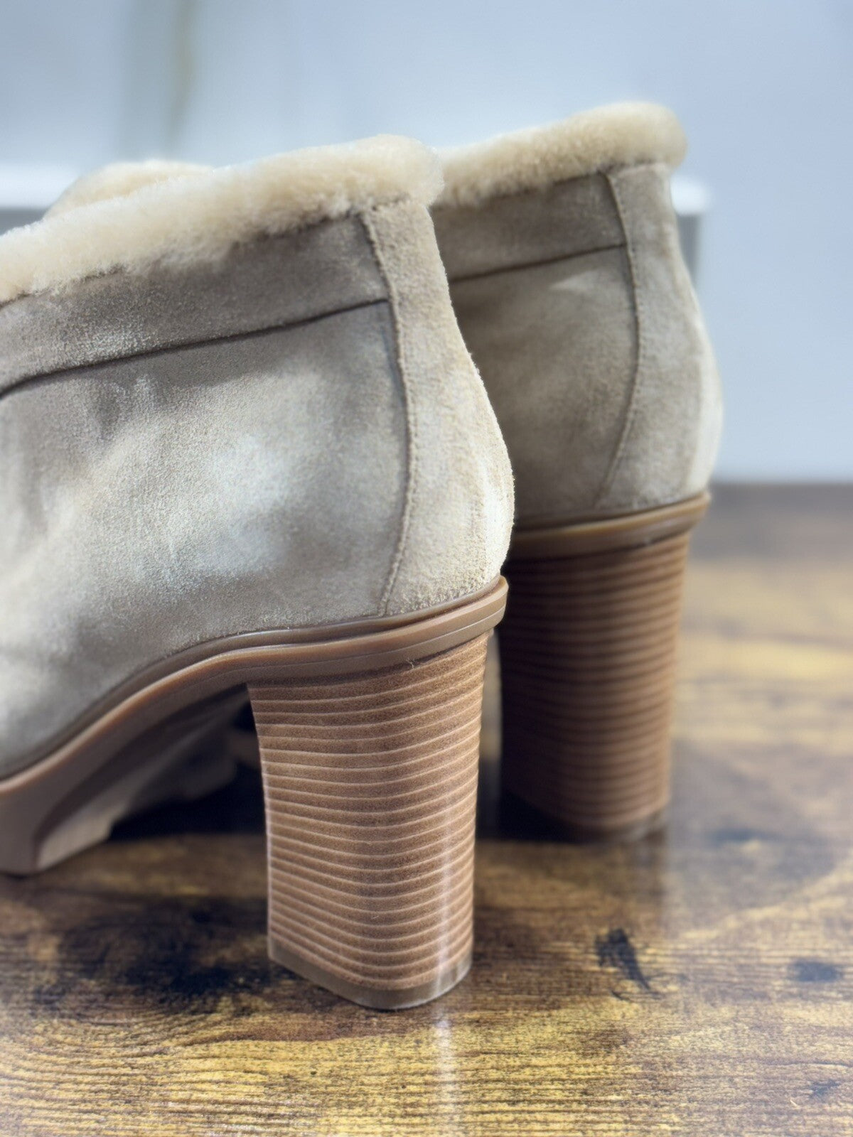 Santoni Tronchetto  Donna Pelle Suede   Casual Luxury Boot Woman Santoni 38.5