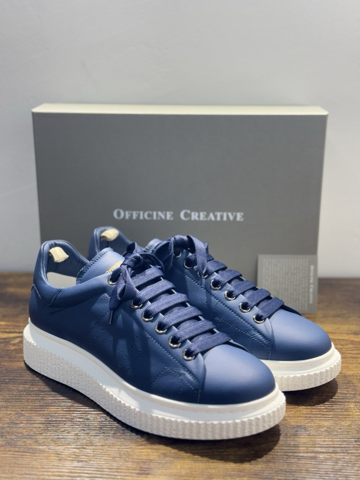Officine Creative Sneaker Krace Pelle  Handmade In Italy Casual Luxury Uomo 42