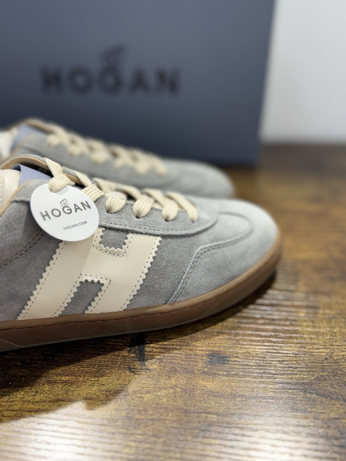 Hogan Cool Sneaker Suede Grey Ivory  Casual Hogan Donna 36