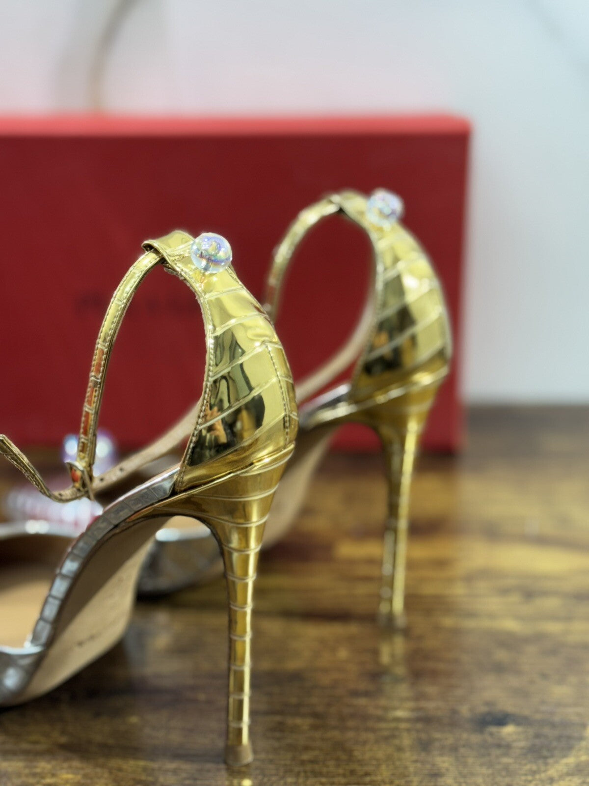 Pura Lopez Sandalo Donna Pelle Silver Gold Casual Sandal 38