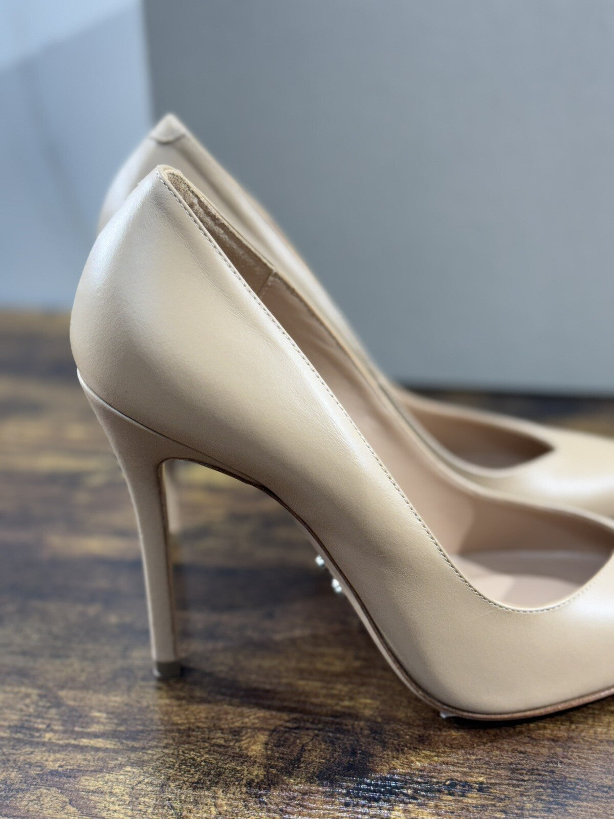 Sergio Levantesi Decollete’ donna Letizia  Pelle Cappuccino made in italy  40
