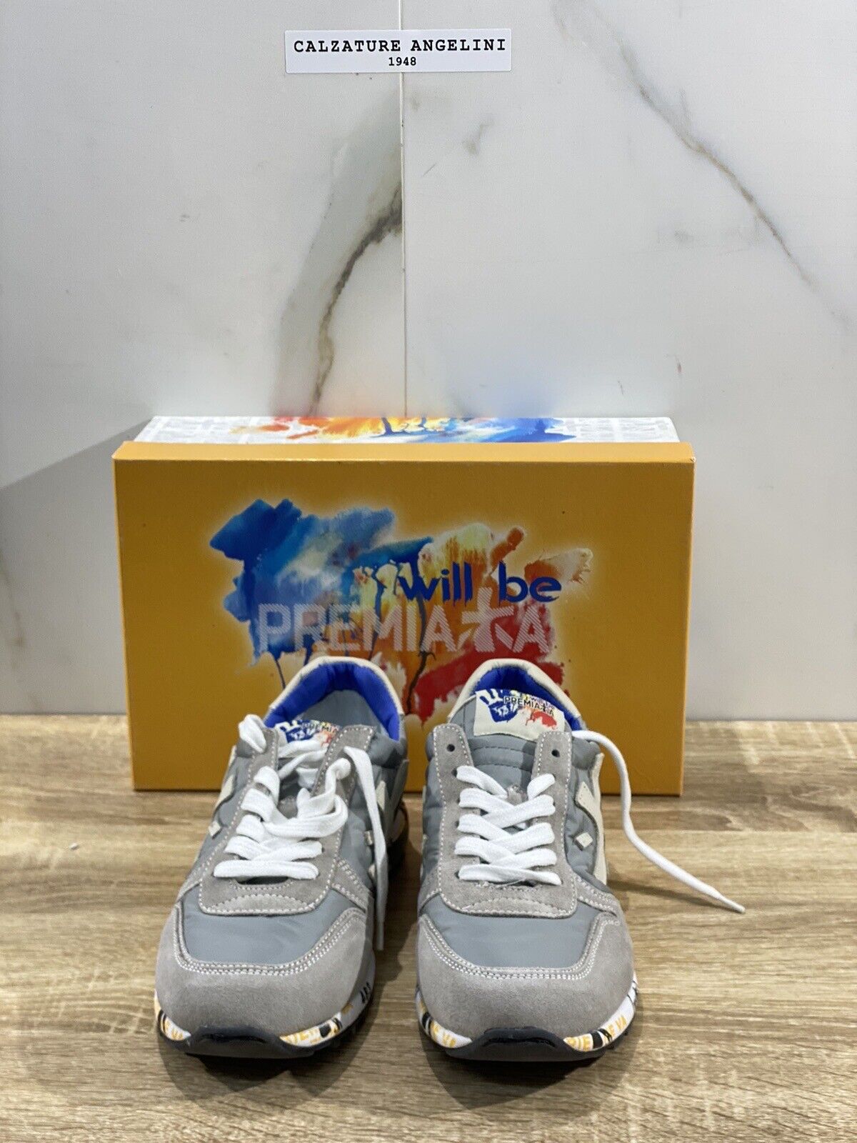 Premiata Sneaker Bambino Modello Mich Suede Grey Ghiaccio Casual Premiata 31