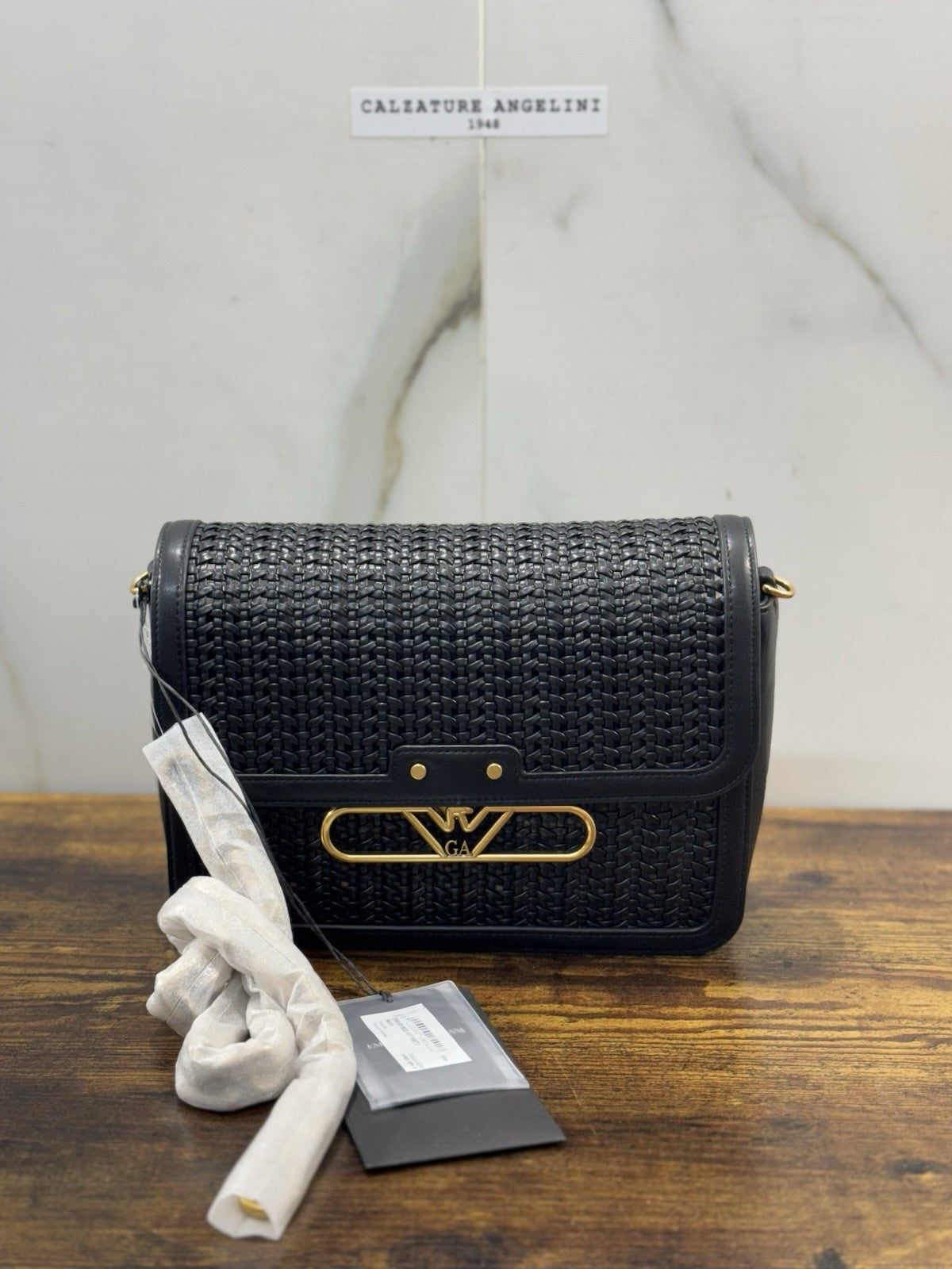Emporio Armani Borsa Pelle Nero Casual Armani Borsa Donna