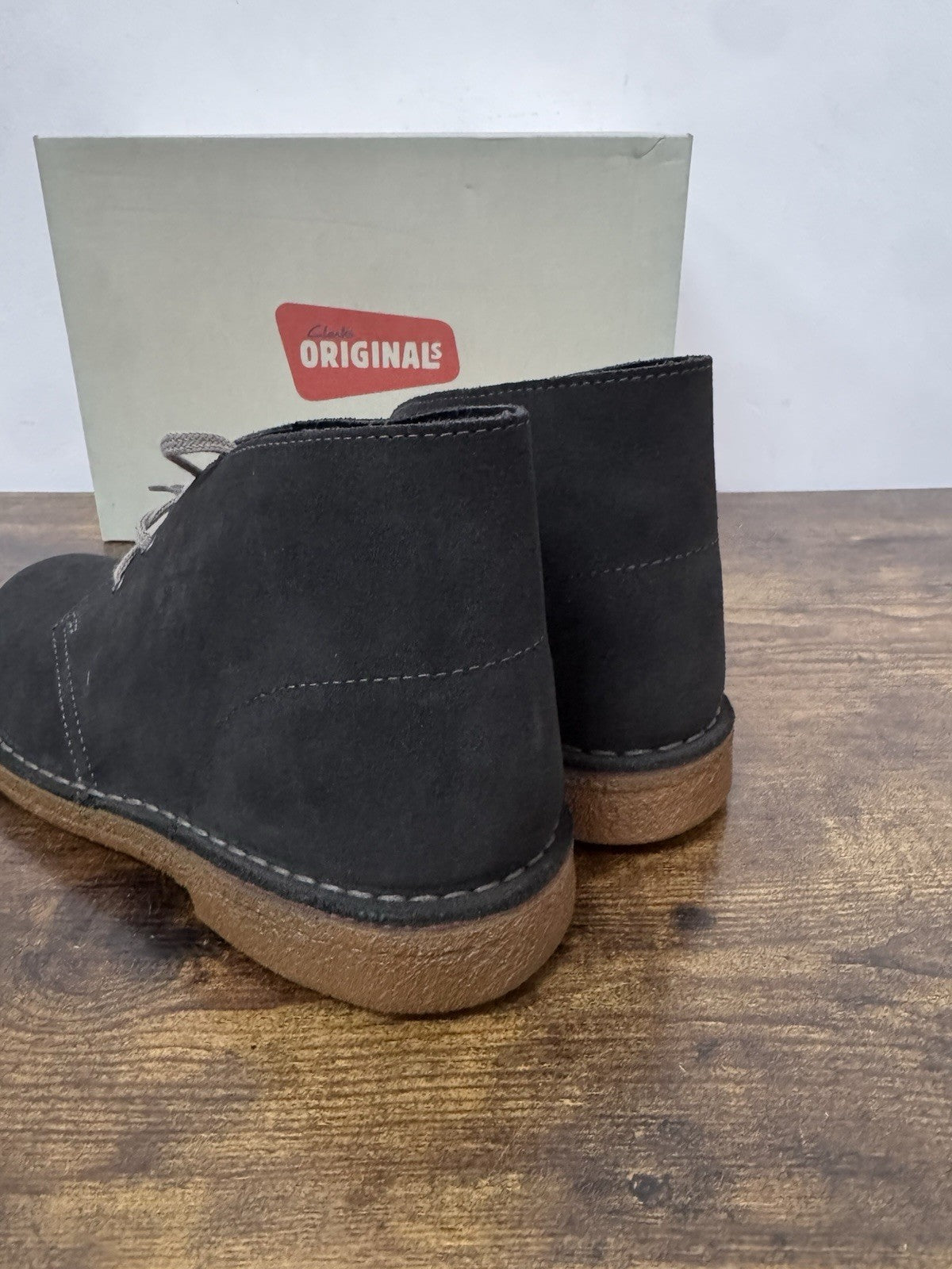 clarks desert boot Suede Dark Grey    Causal Uomo 42
