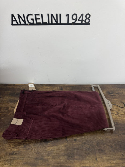 Padrenostro Pantalone In Velluto Cotone 100% Made In Italy Jason Uomo 31