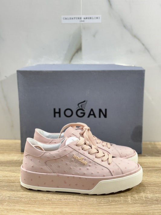 Hogan R320 Sneaker Donna Pelle Rosa  Casual Hogan Woman 36.5