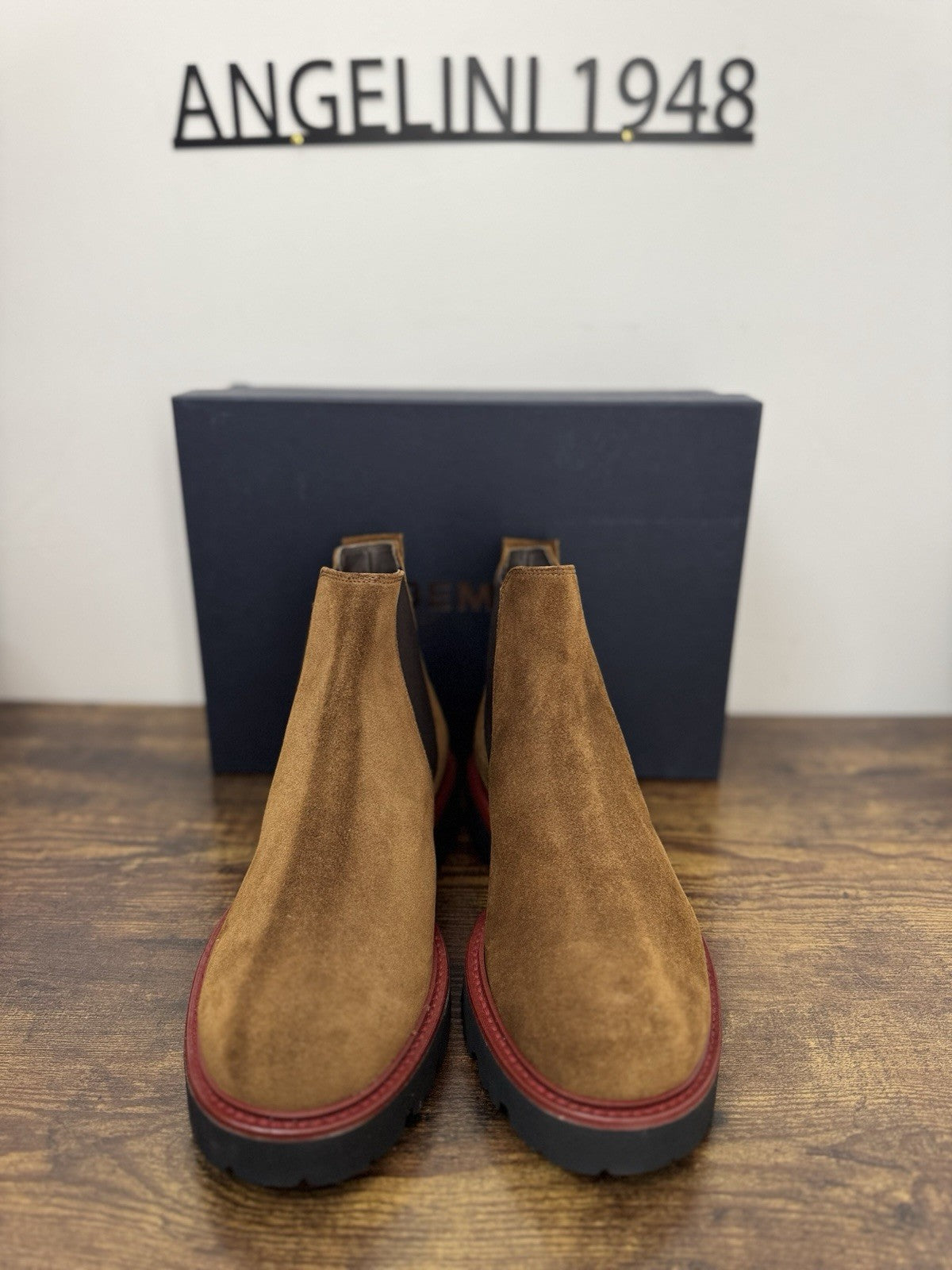 Boemos Chelsea Boot  Suede Sigaro  100% Made In Italy Casual Boot Uomo 44