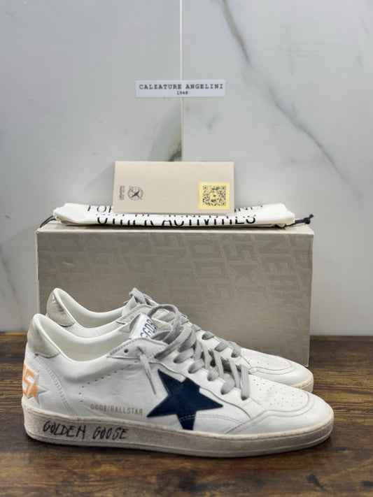 Golden Goose Ball Star Sneaker Uomo White Blue Ice Luxury Casual Golden Goose 45