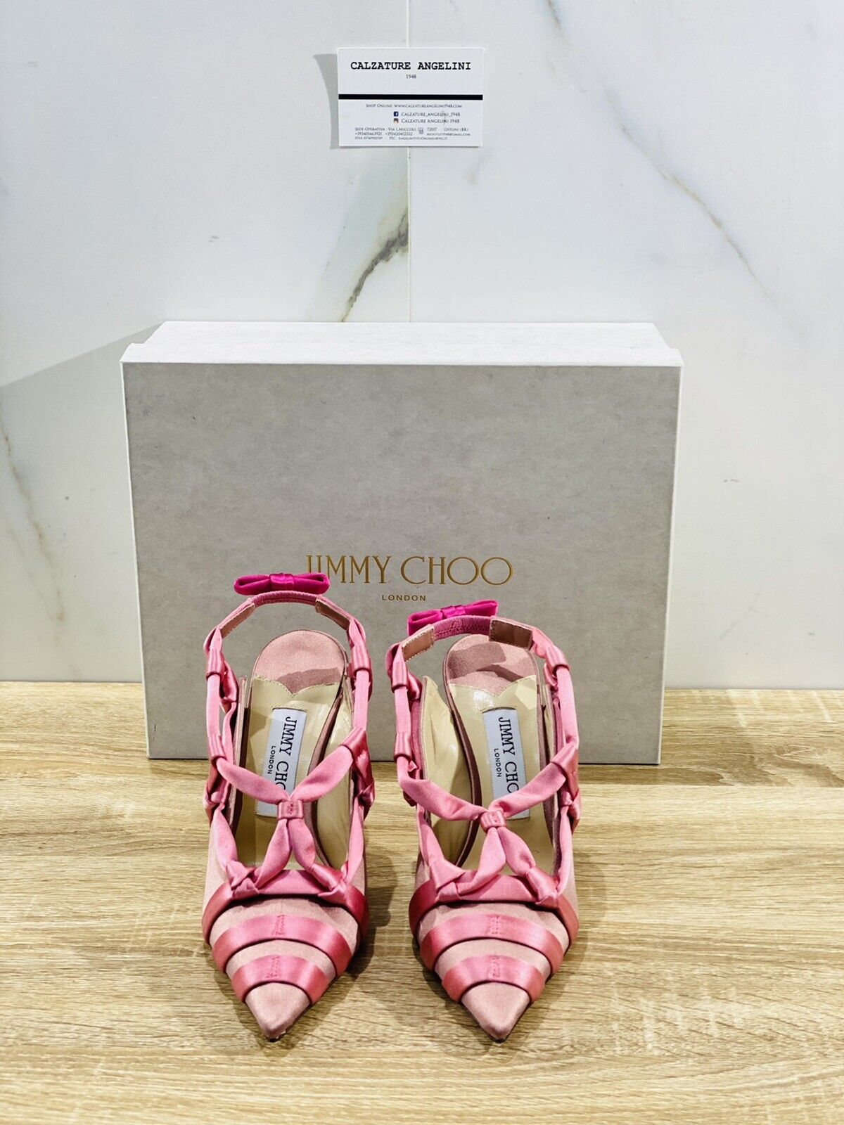 Jimmy choo sandalo donna in Raso Rosa  luxury woman jimmy choo sandal 37