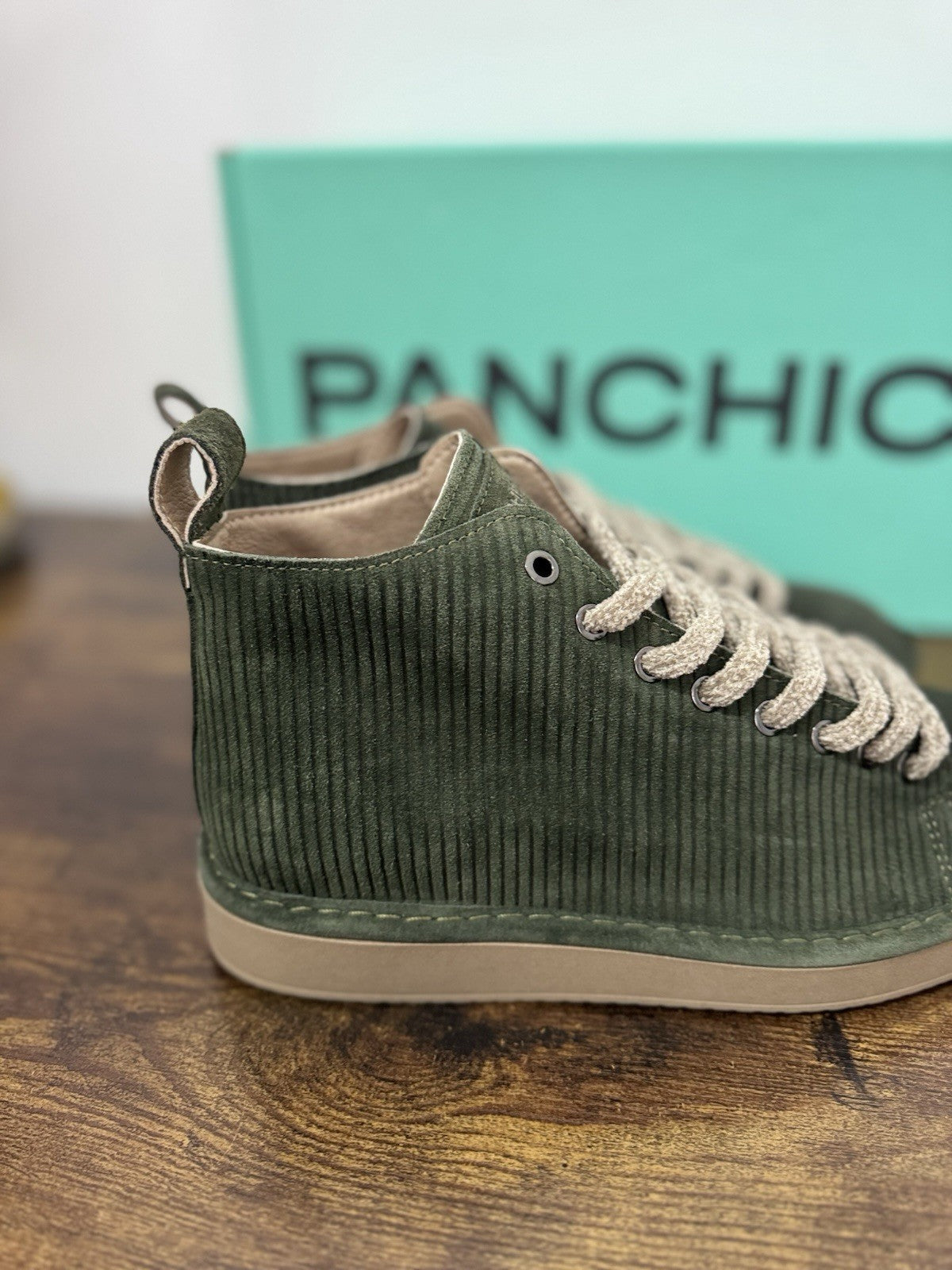 Panchic Ankle Boot Suede Military Green      Casual Boot Uomo 41