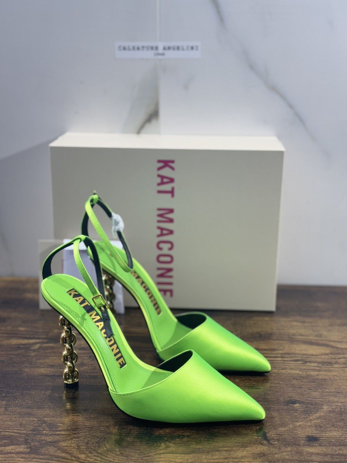 Kat Maconie Sandalo Donna Jojo Tacco Oro Casual Kat Maconie Sandal Verde 36