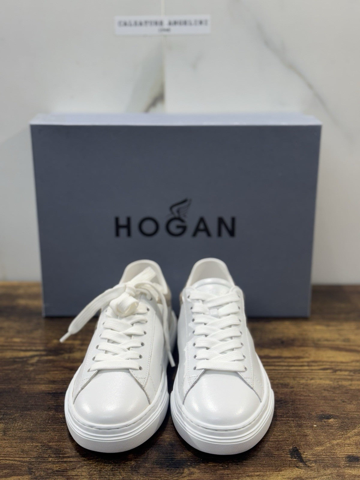 Hogan H365  Sneaker Pelle Bianca  Casual Hogan Donna 35