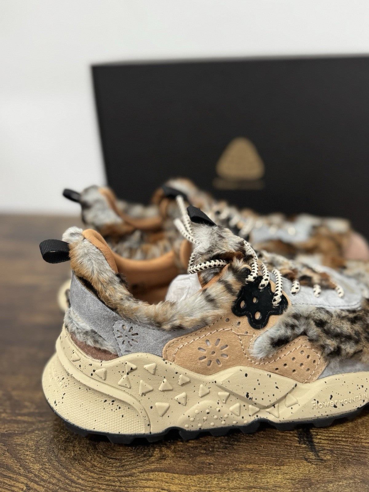 Flower Mountain Kotetsu  Suede Tiger  Brown Casual Flower Mountai Donna 41