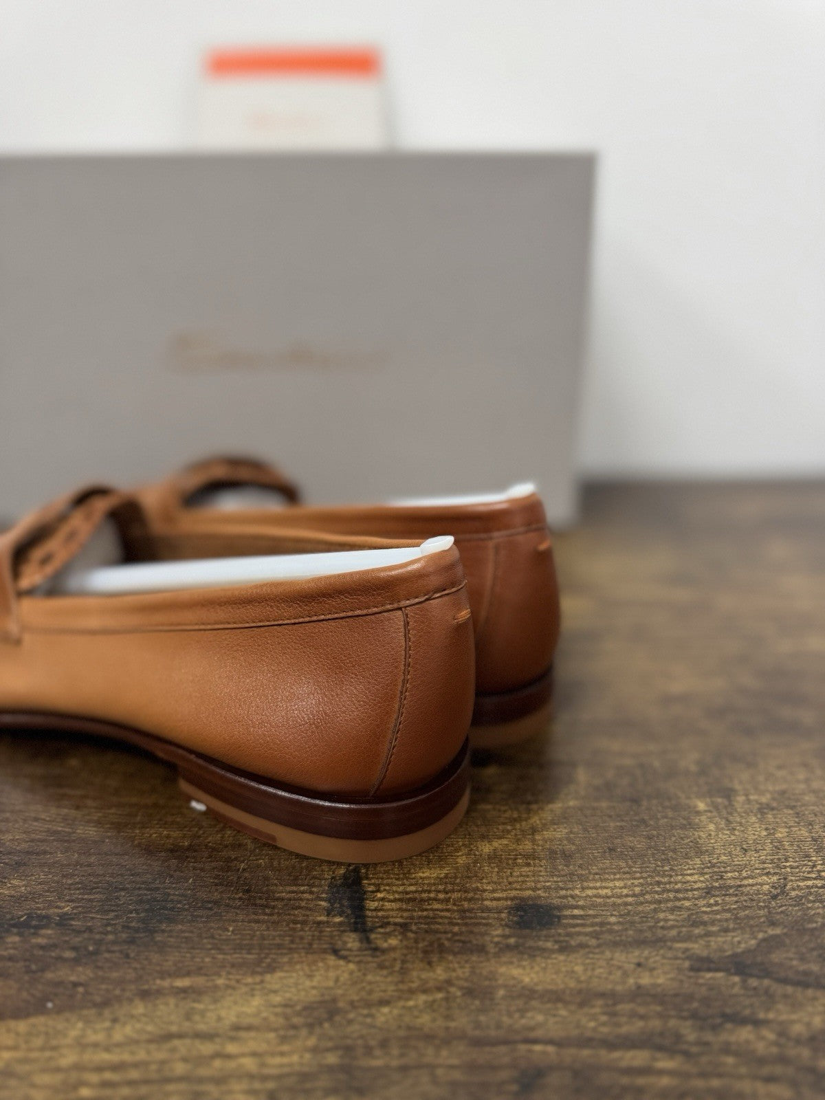 Santoni Mocassino Pelle Cuoio Casual Luxury Santoni Scarpa Donna 40