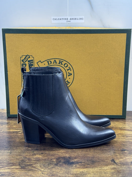 Dakota Boots Stivaletto Texano Donna   Pelle Nero   Top Quality 40