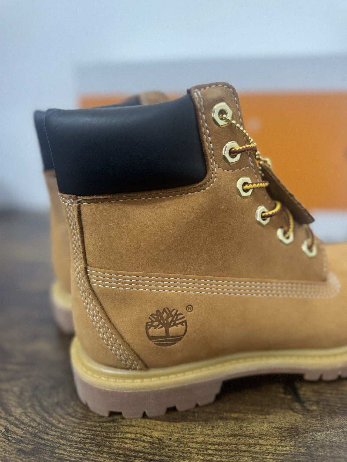 Timberland Icon Boot 6 In Lace Waterproof Pelle Wheat  Donna 38