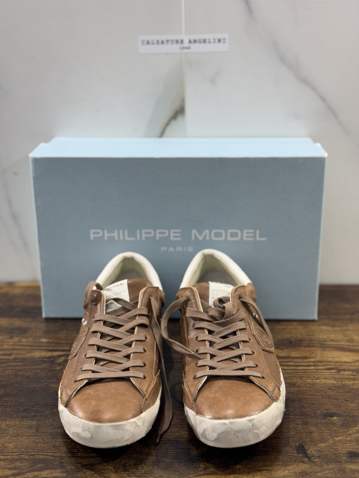 Philippe Model  Paris L u Pelle Cognac  Casual Uomo 43