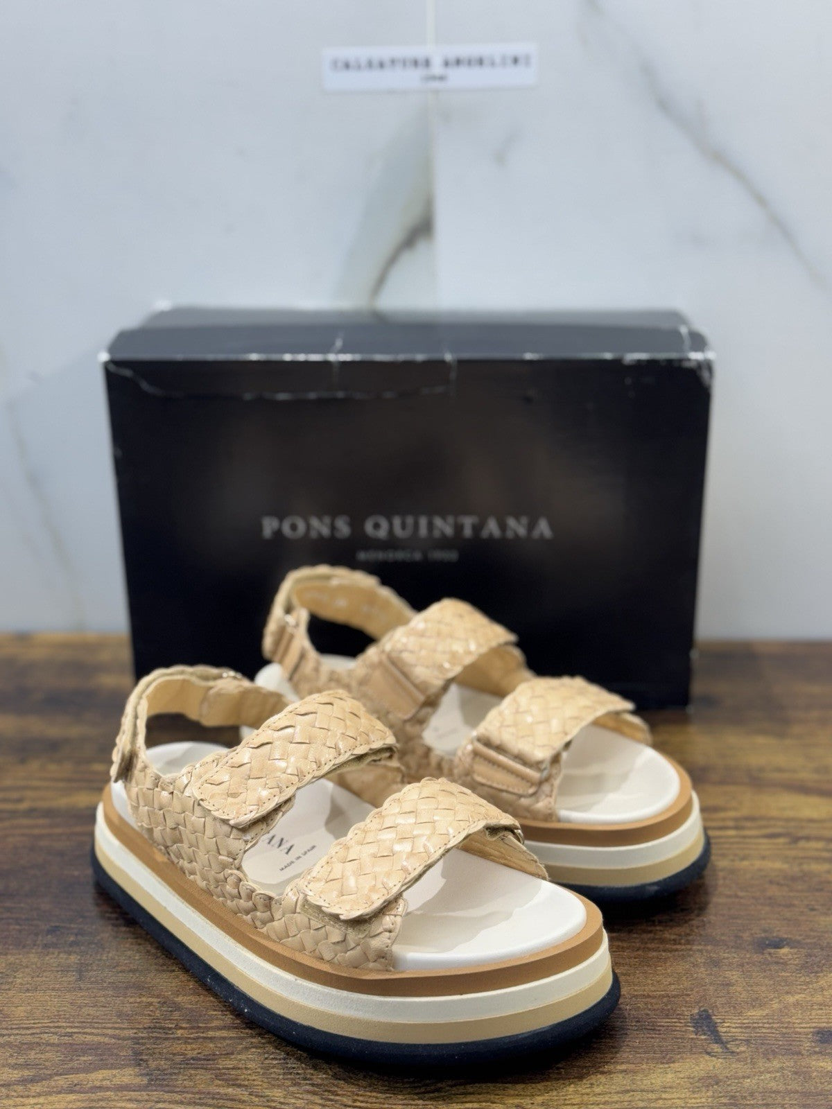 Pons Quintana Sandalo   Pelle Beige   Casual Pons Quintana Donna 37