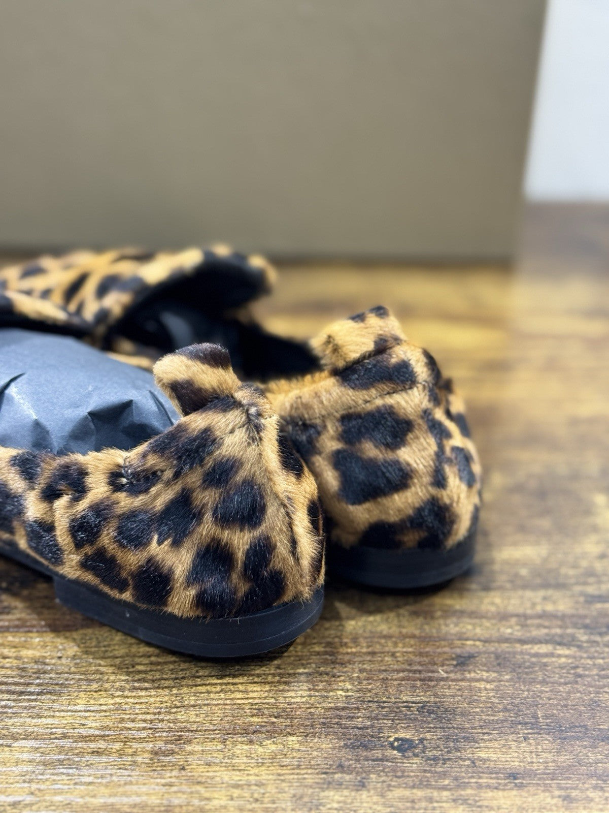 Pomme D’or Mocassino Vero Cavallino Leopard  Casual Luxury Loafer Donna 38