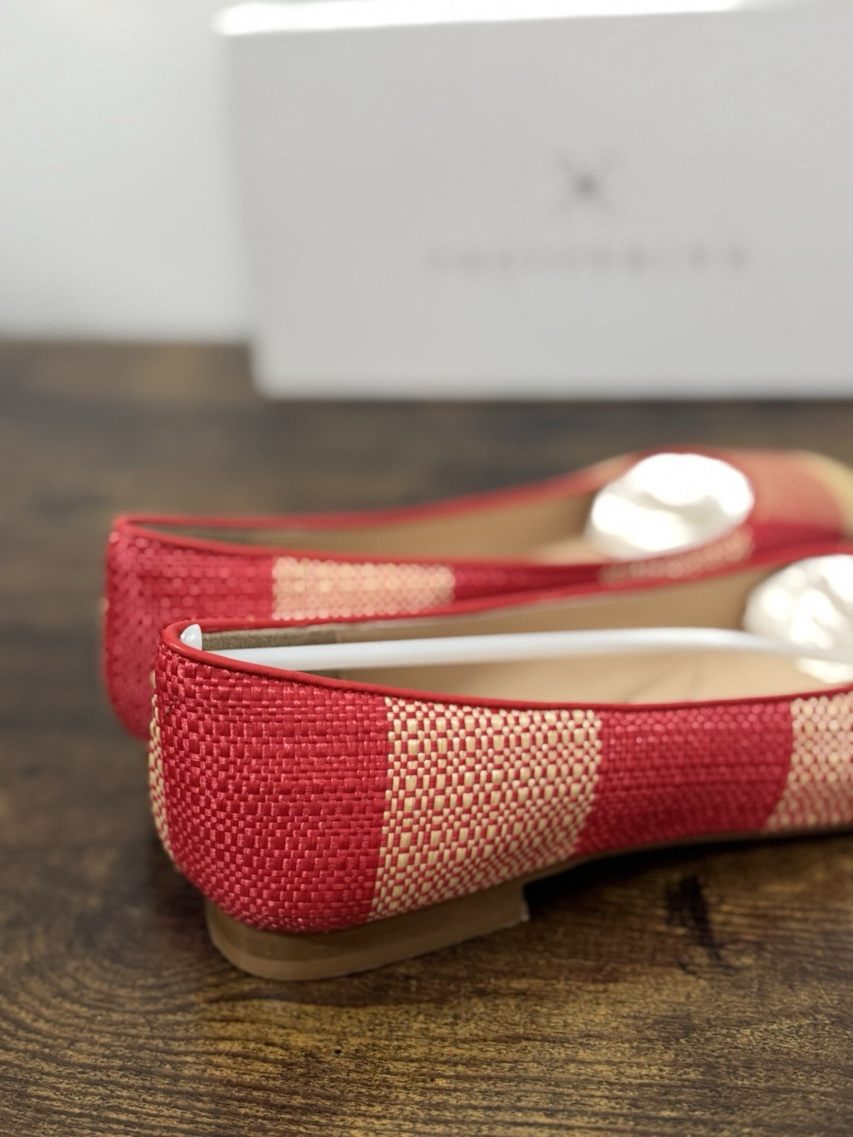 Prosperine Ballerina  Rosso Beige  Flat  Scarpa Donna 40